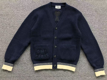 Suéter AMI Paris Cardigan Knit