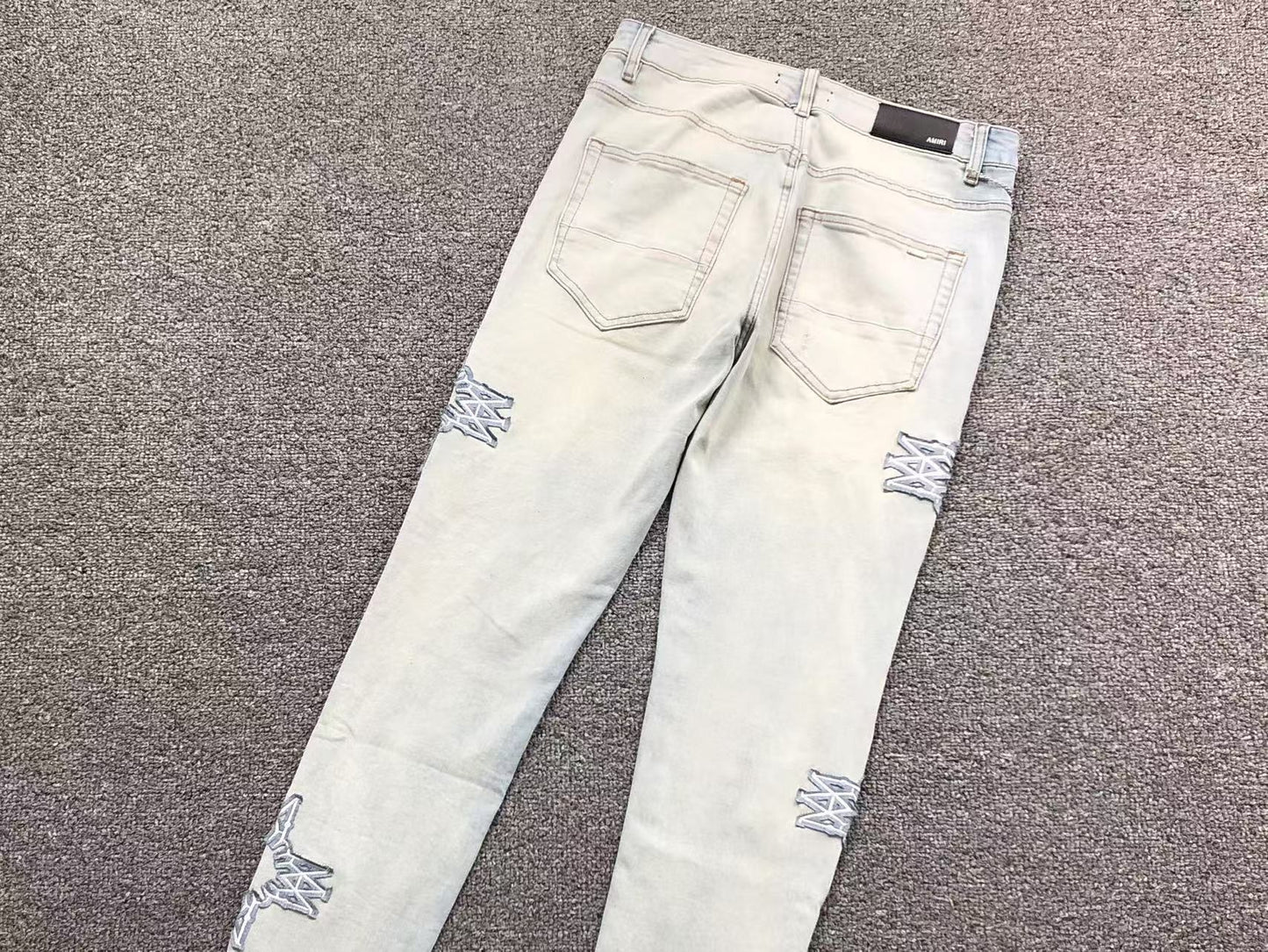 Calça AMIRI White Star Denim
