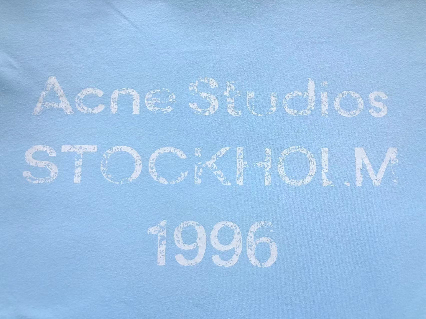 Camsieta Acne Studios Stockholm 1996 Rib Long Sleeve