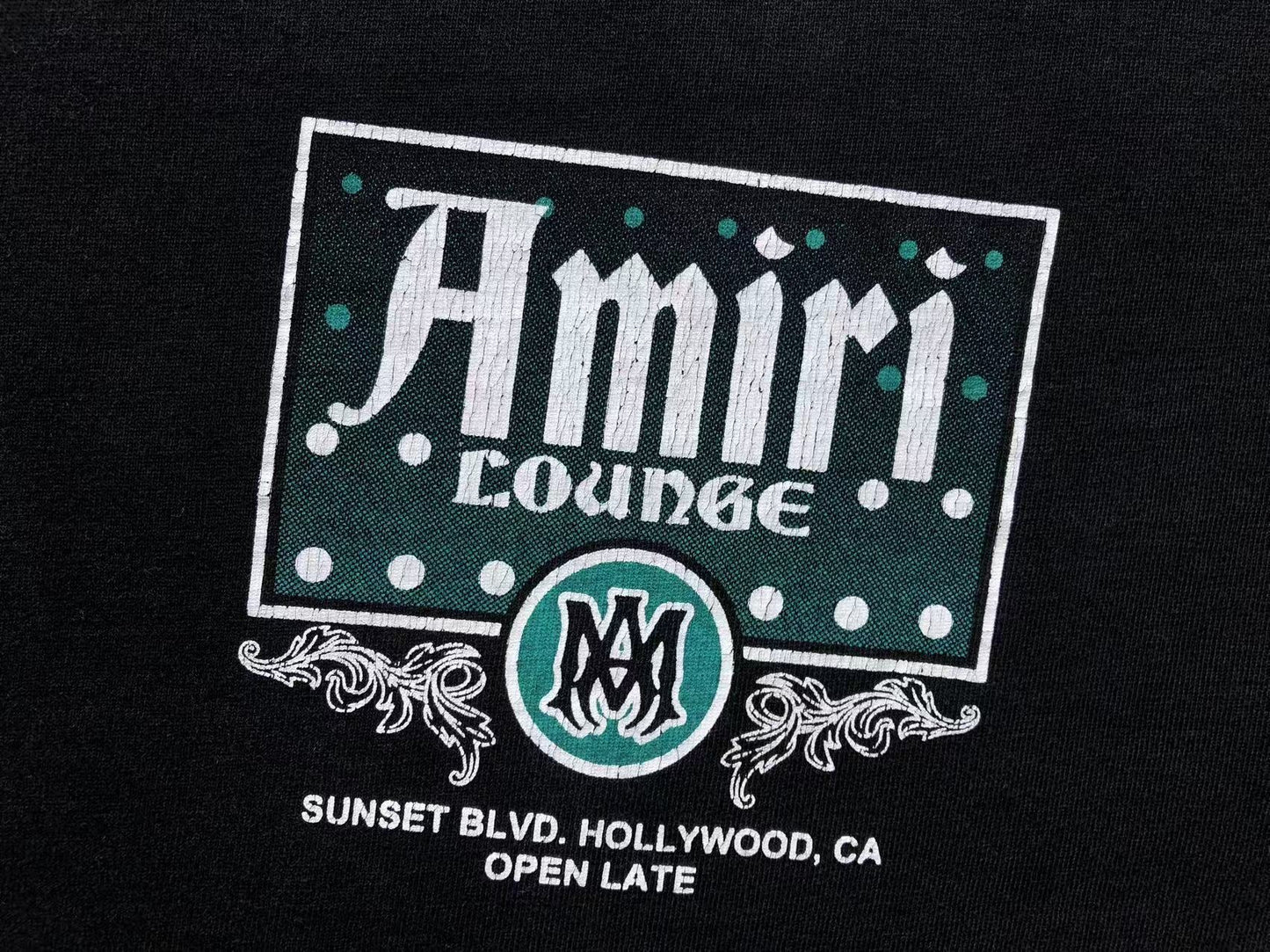 Camiseta AMIRI Sunset Blvd Logo