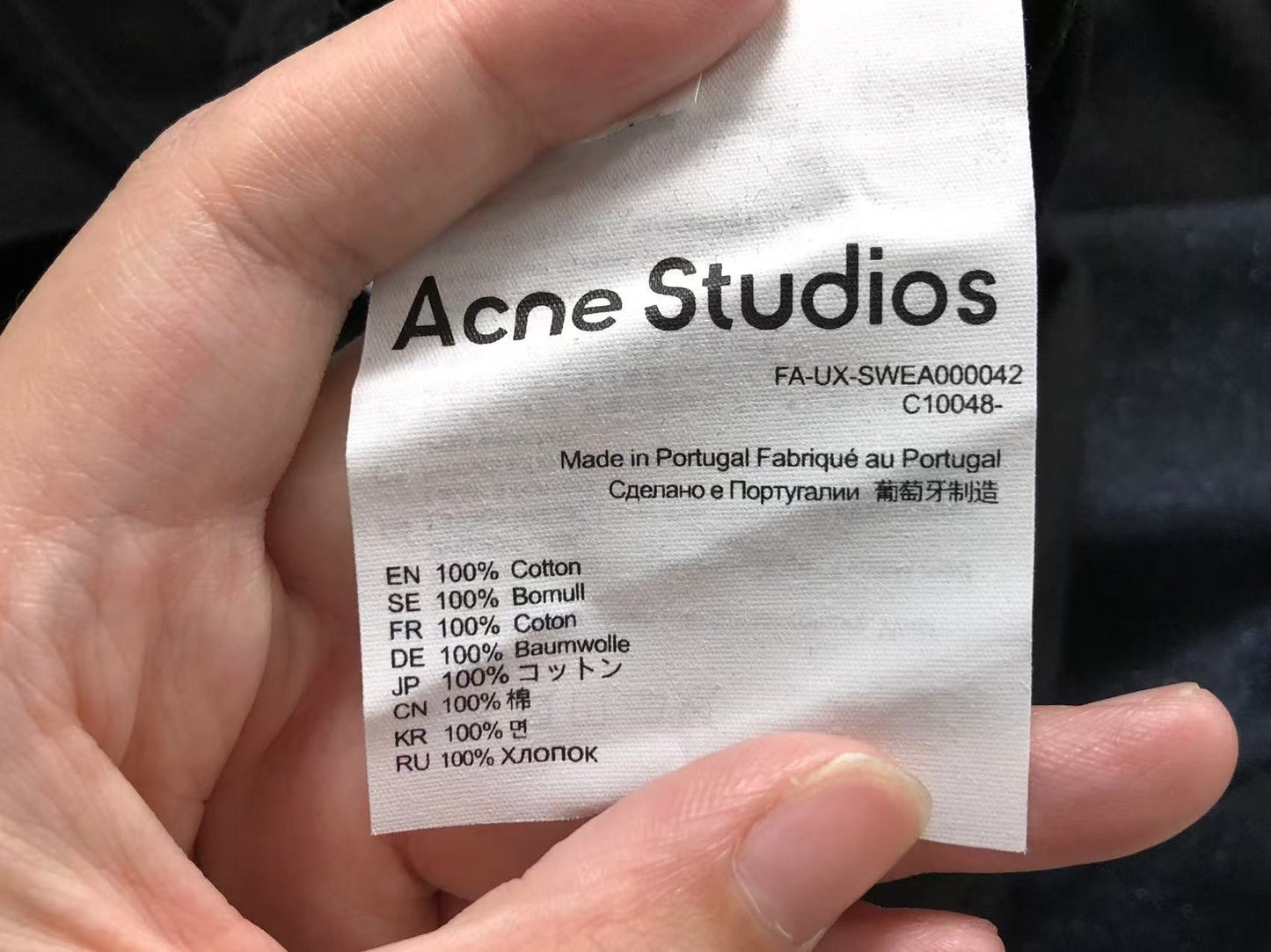 Camiseta Acne Studios Clean Fit Tee