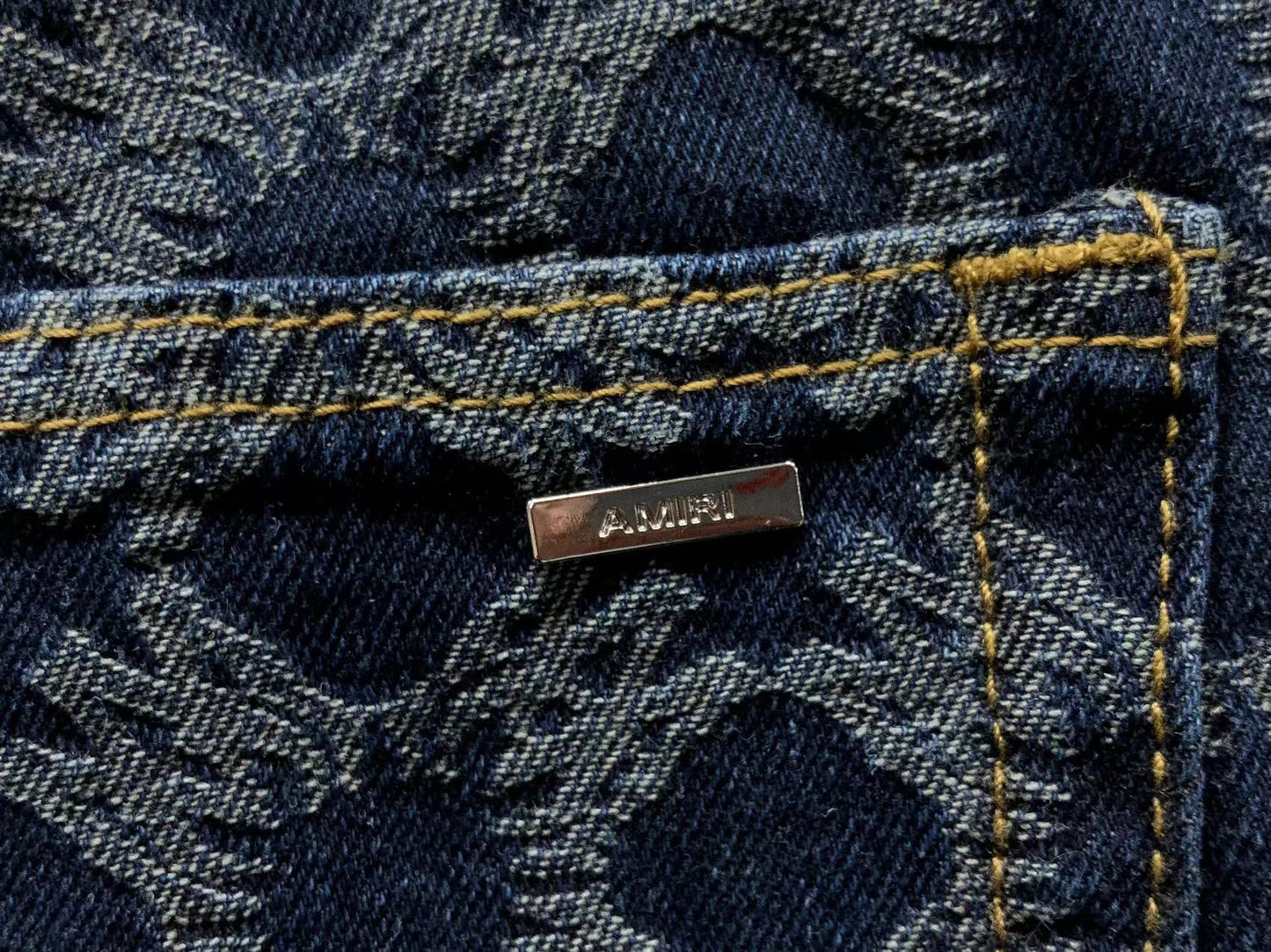Calça AMIRI Monogram Cargo Denim
