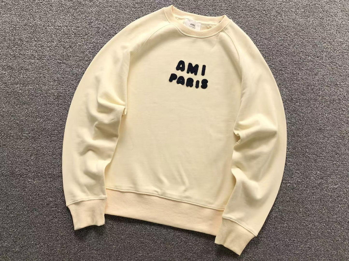 Moletom AMI Paris Bubble Logo Crewneck