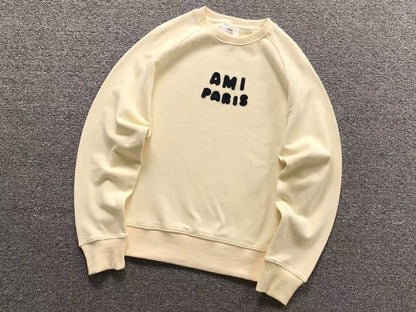 Moletom AMI Paris Bubble Logo Crewneck