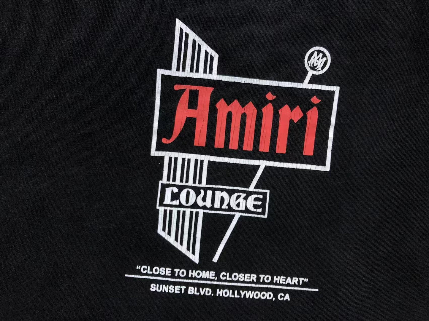 Camiseta AMIRI Lounge Sunset Blvd