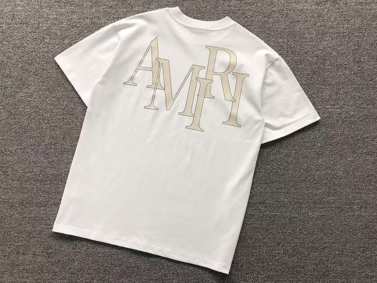 Camiseta AMIRI Monogram Oversized Back Logo