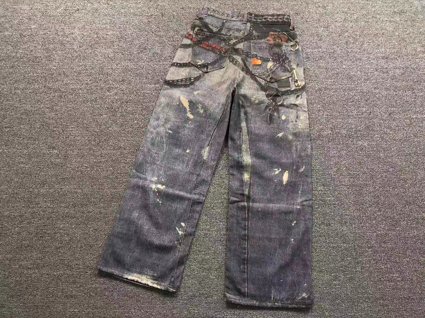Calça Acne Studios Trashcore Accessory Jeans