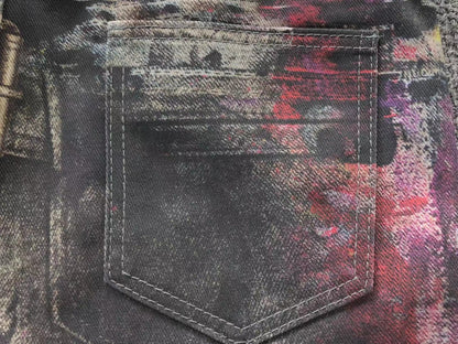 Calça Acne Studios Ink Wash Cargo Denim