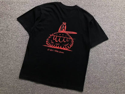 Camiseta AMI Paris Graphic Backprint Artist Edition