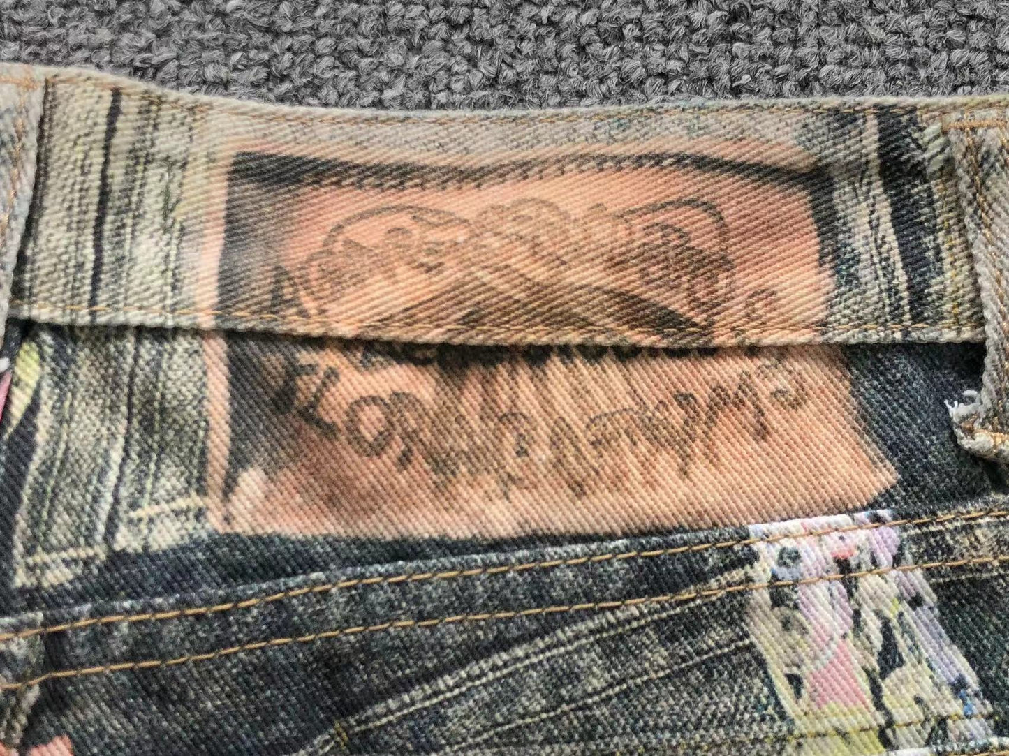 Calça Acne Studios Candy Chain Denim