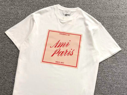 Camiseta AMI Paris Originals Box Logo Tee