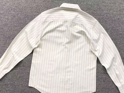 Camisa AMI Paris Striped Heart Manga Longa