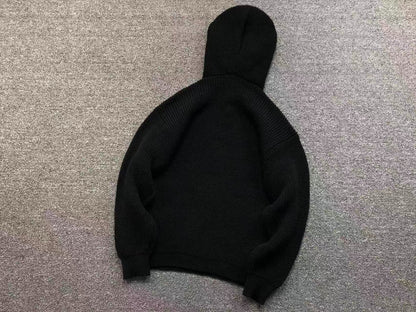 Suéter AMI Paris Knit Half-Zip Coração Minimal