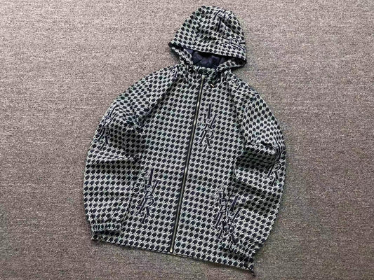 Jaqueta AMIRI Monogram Houndstooth Zip