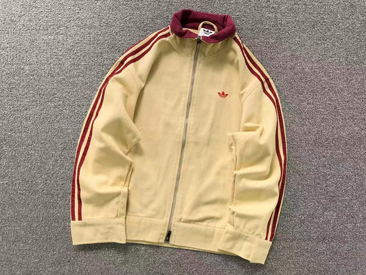 Jaqueta Adidas Y2K Burgundy Stripe