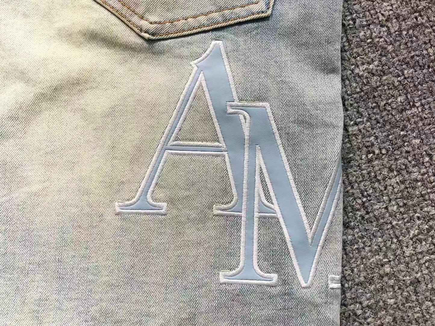 Bermuda Jeans AMIRI Ice Fade Distressed