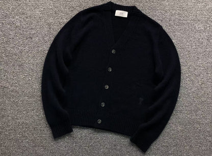 Suéter Cardigan AMI Paris Essential Feminino