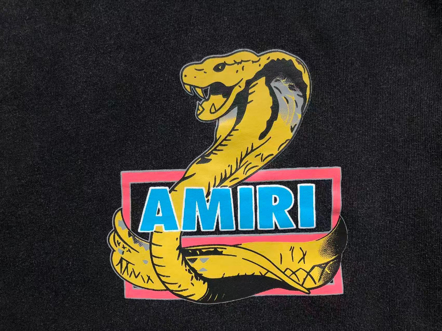 Camiseta AMIRI Neon Snake