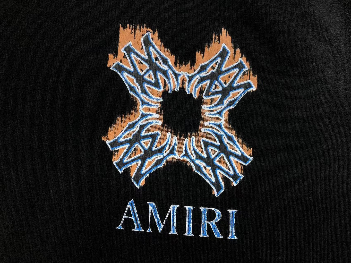 Camiseta AMIRI Tribal Flame Cross