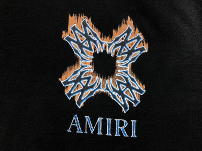 Camiseta AMIRI Tribal Flame Cross