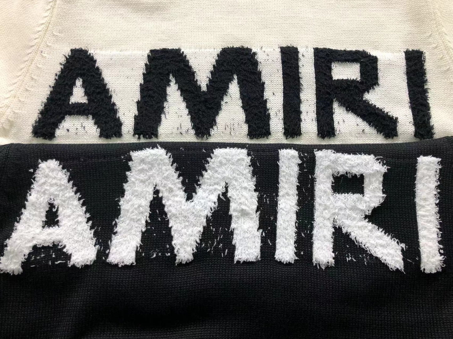 Suéter AMIRI Brush Logo Distressed