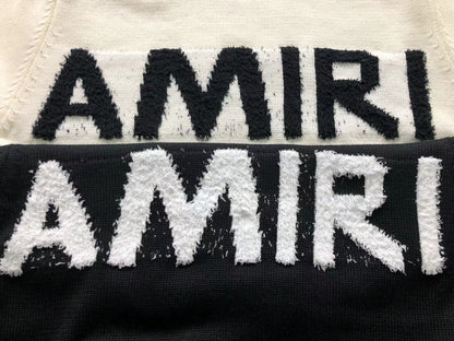 Suéter AMIRI Brush Logo Distressed