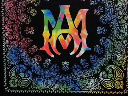 Camiseta AMIRI Rainbow Bandana Logo