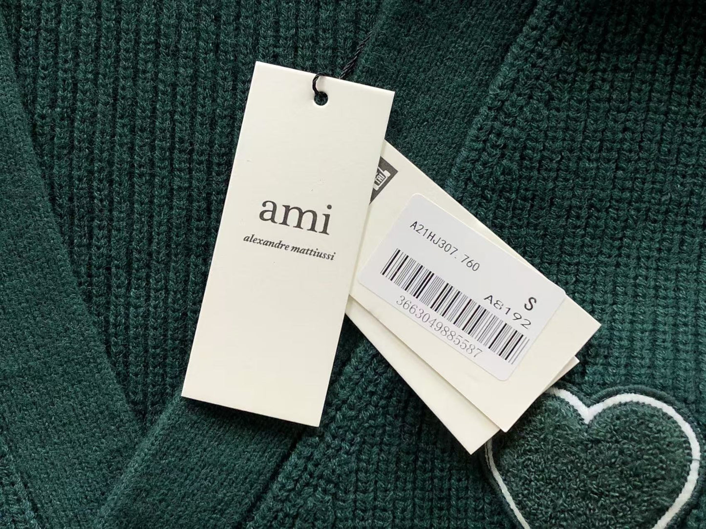 Suéter AMI Paris Classic Cardigan