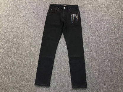 Calça AMIRI Paint Drip Light Wash