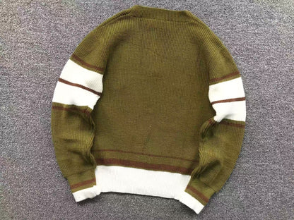 Suéter AMI Paris V-Neck Vintage Knit