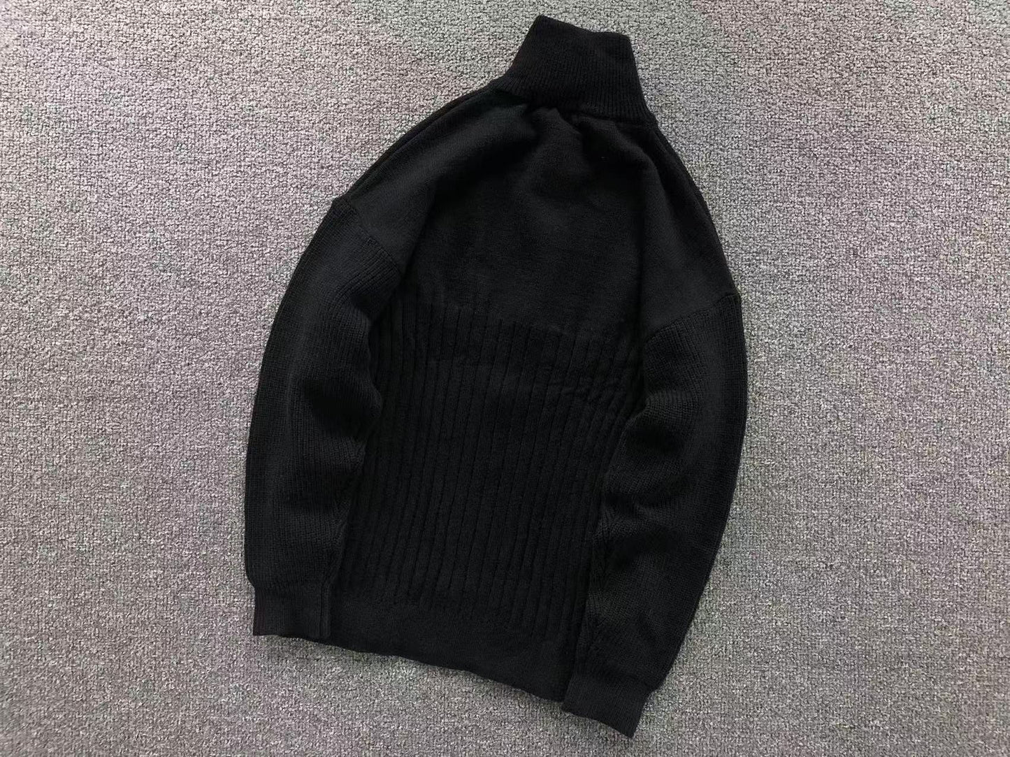 Suéter AMI Paris Gola Alta Zip