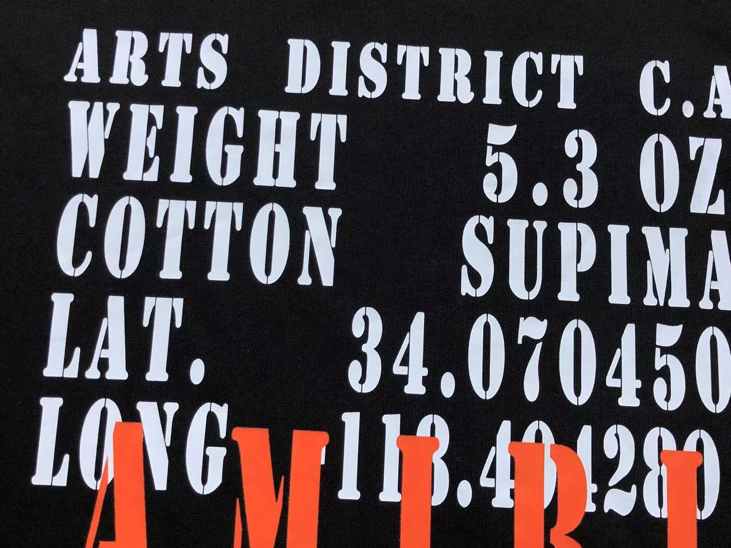 Camiseta AMIRI Arts District Label