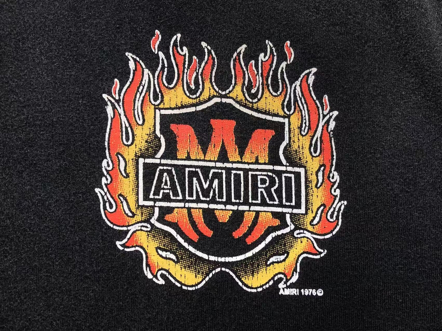 Camiseta AMIRI Flaming Crest