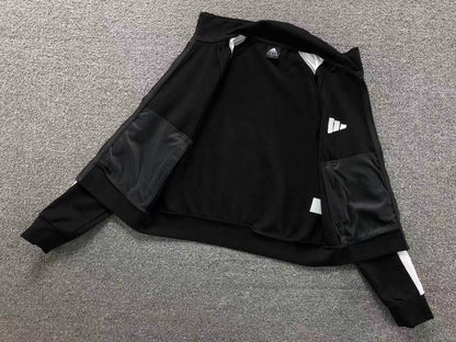 Moletom Adidas Cropped Track Fit Zip
