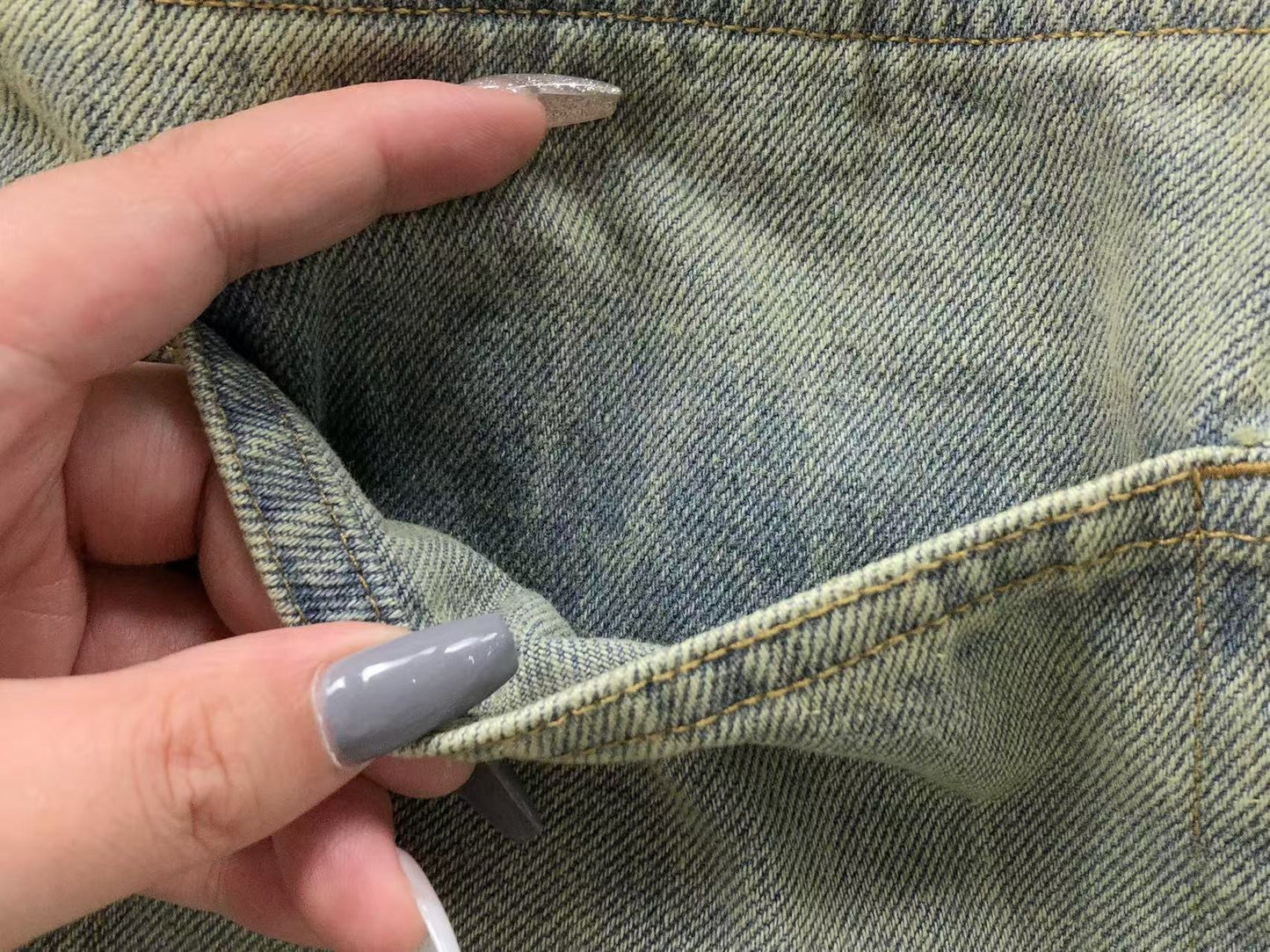Calça Acne Studios Dirty Olive Denim
