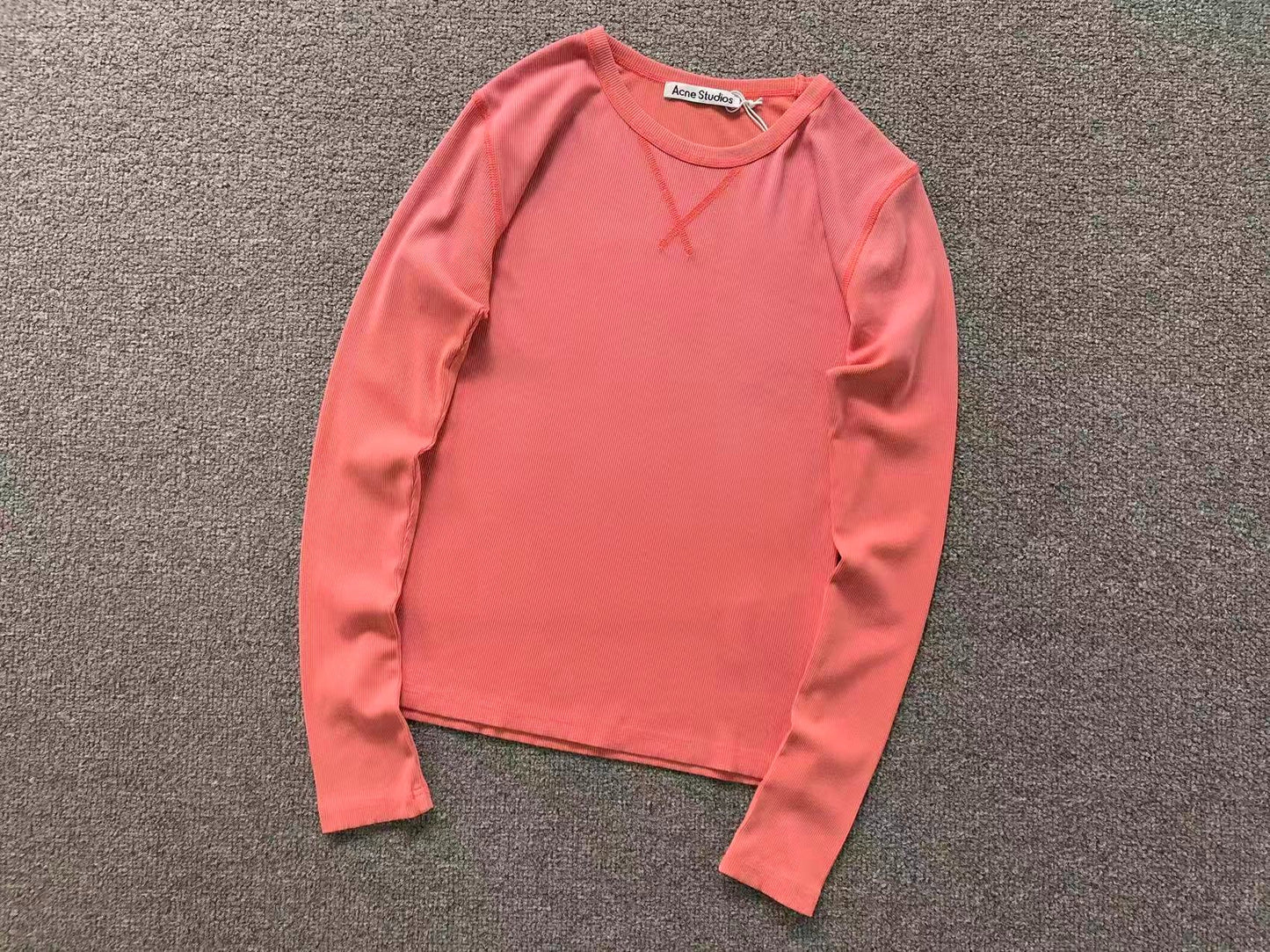 Camiseta Feminina Acne Studios Thermal Wave Longsleeve