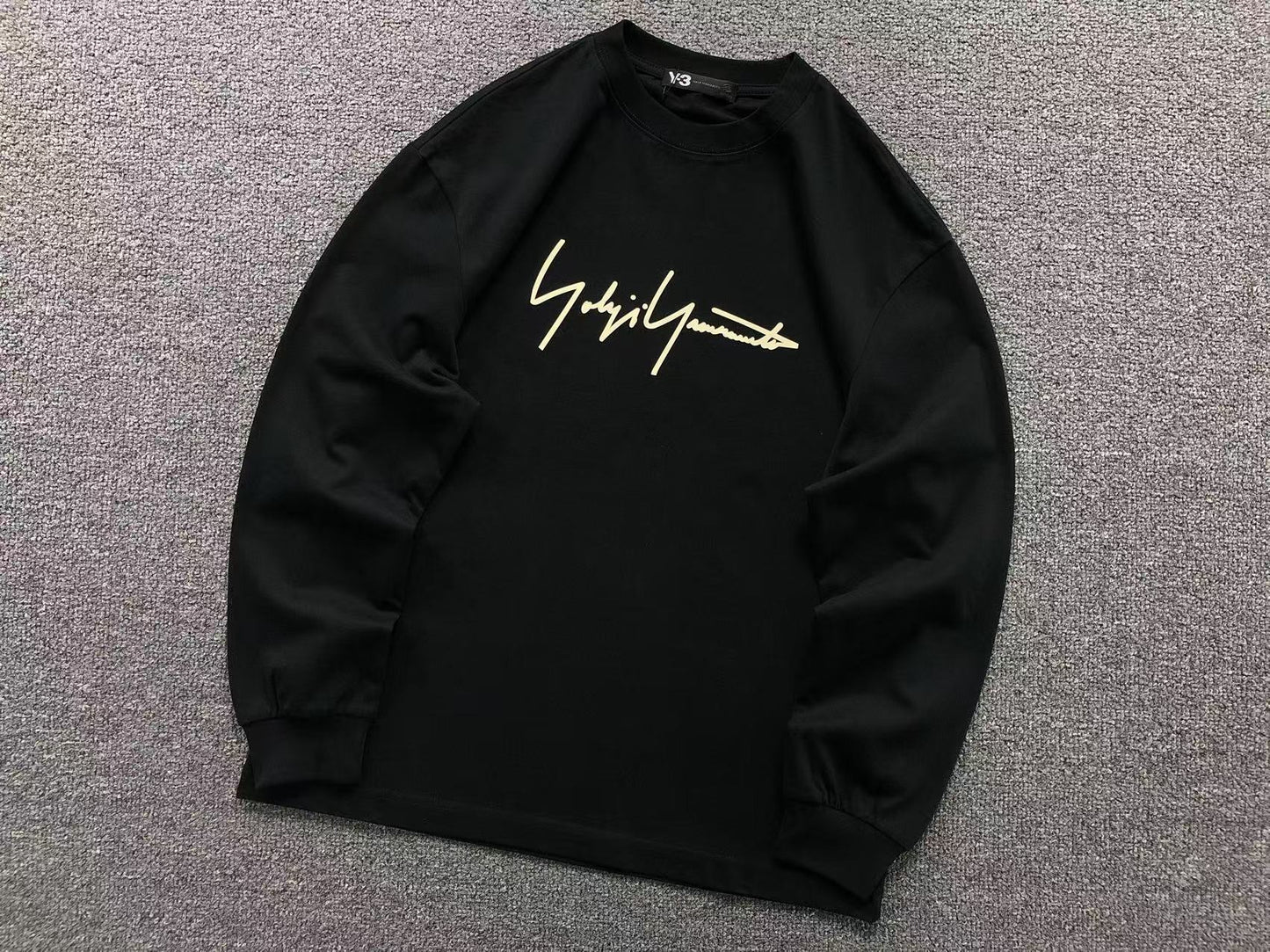 Camiseta Adidas Y-3 Yohji Signature Long Sleeve