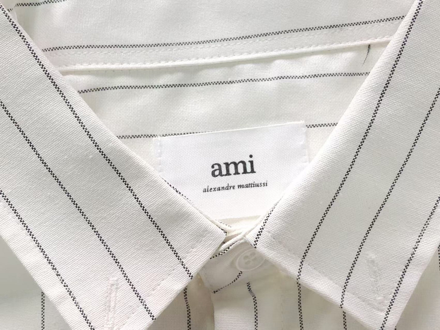 Camisa AMI Paris Classic Stripe SS
