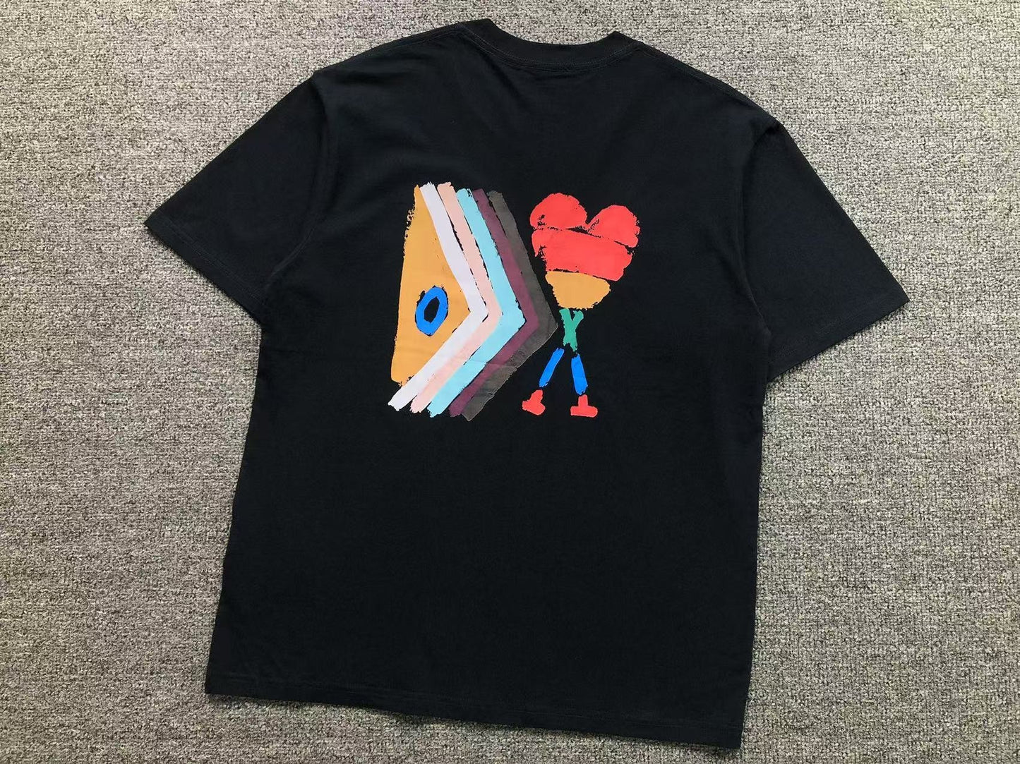 Camiseta AMI Paris Art Graphic Tee