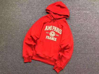 Moletom AMI Paris Logo Collegiate