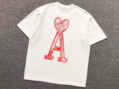 Camiseta AMI Paris x Kevin Lyons Graphic Heart