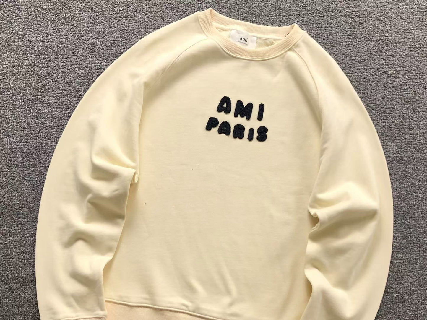 Moletom AMI Paris Bubble Logo Crewneck