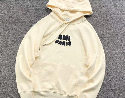 Moletom AMI Paris Logo Puffy