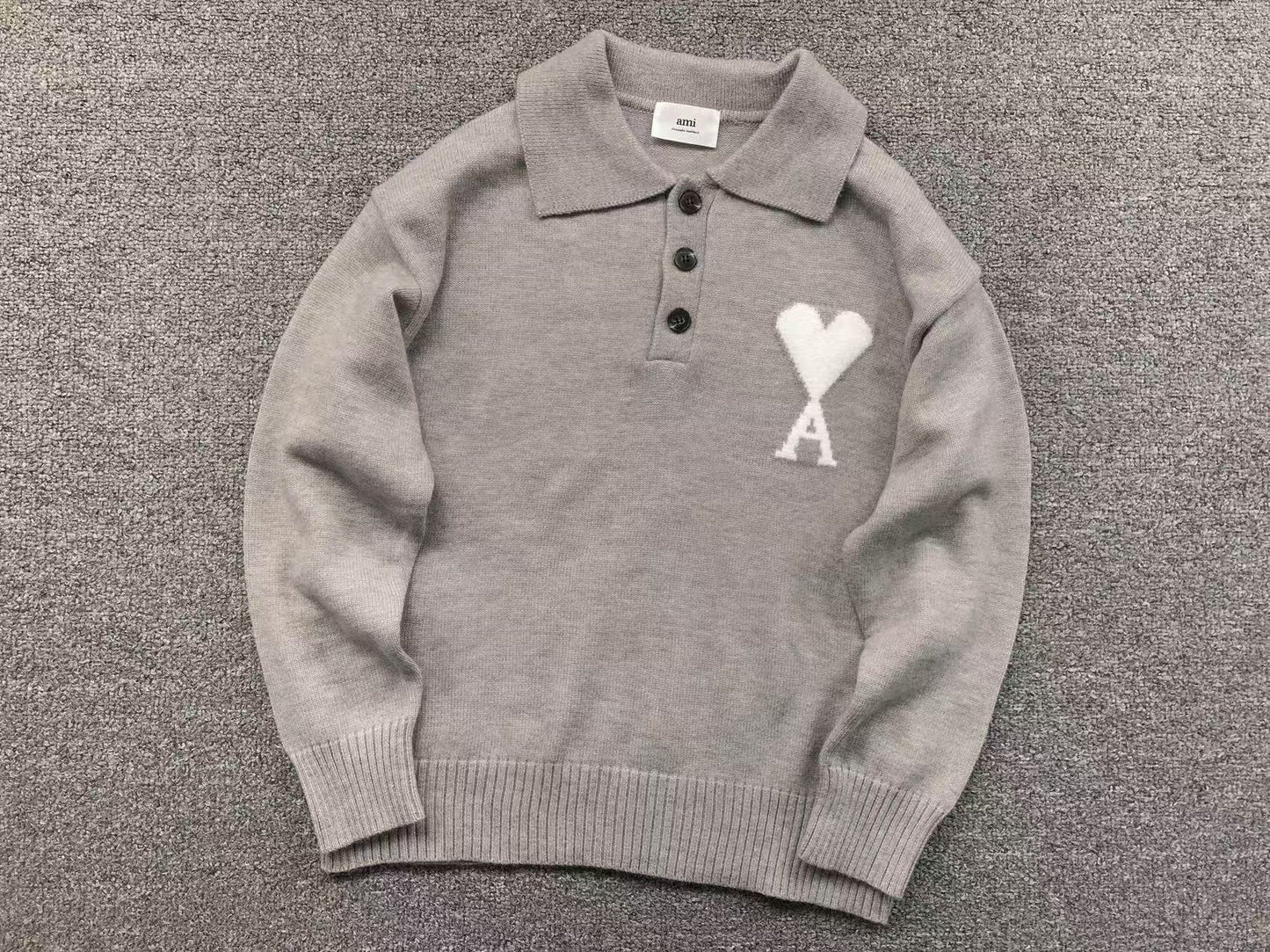 Suéter AMI Paris Polo Knit Essential