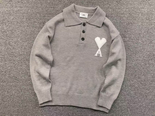 Suéter AMI Paris Polo Knit Essential