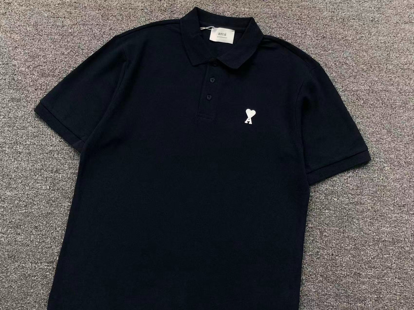 Camiseta Polo AMI Paris Essential Mini Logo