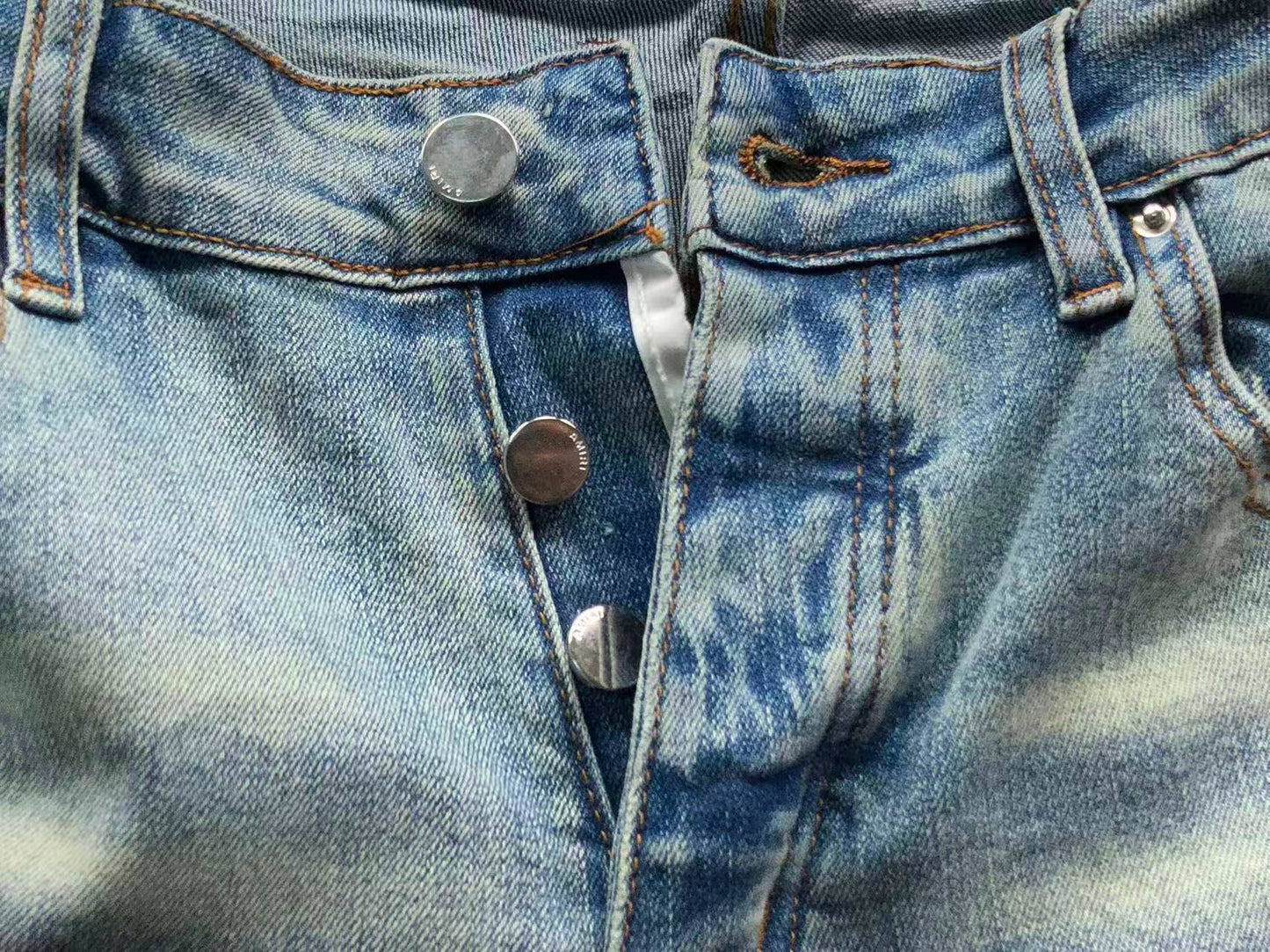 Bermuda Jeans AMIRI Ice Vintage Minimal Distressed