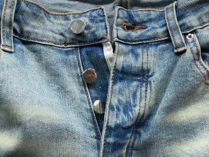 Bermuda Jeans AMIRI Ice Vintage Minimal Distressed