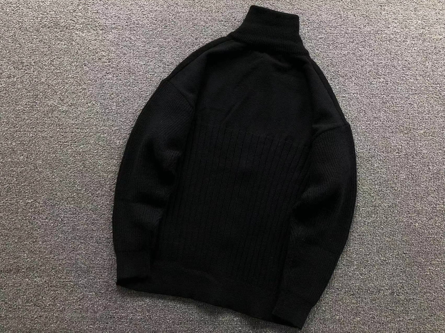 Suéter AMI Paris Gola Alta Zip Heart