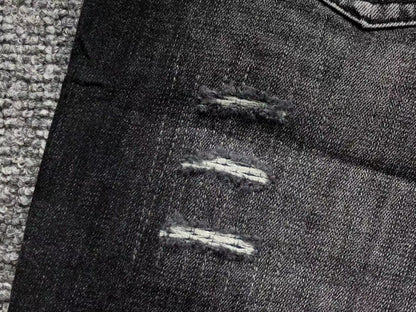 Calça Jeans AMIRI Distressed Black